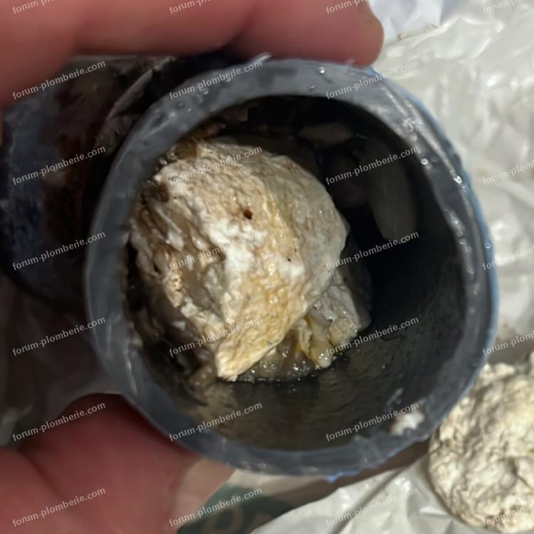 bouchon canalisation PVC