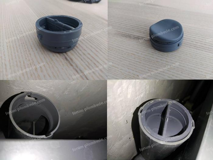 recherche bouchon pour tuyau PVC