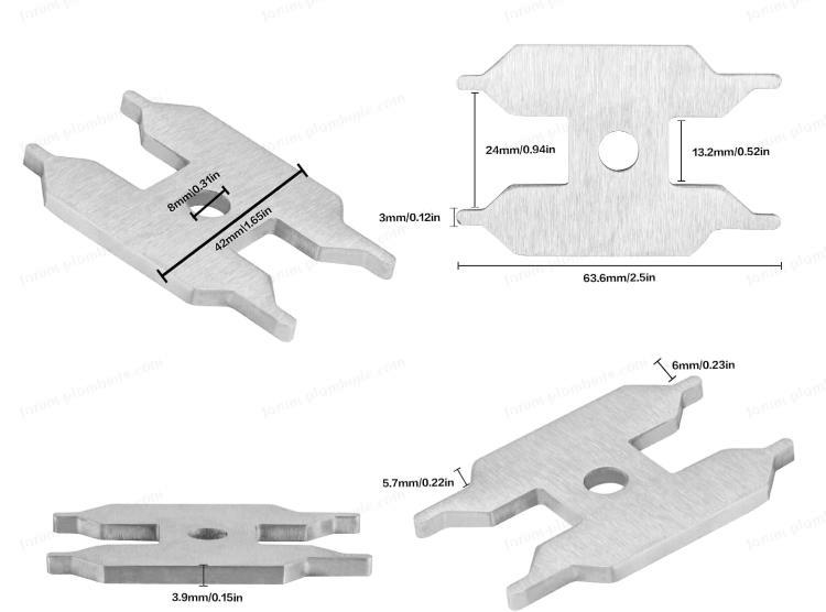 clé démontage cartouche