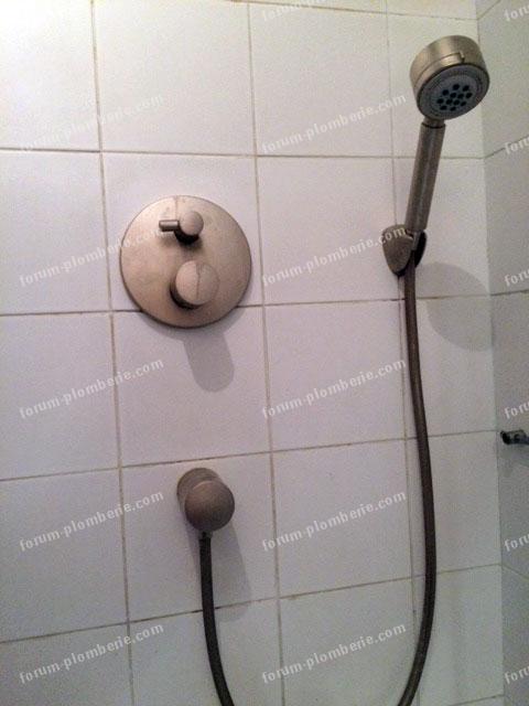 Commande douchette Hansgrohe AXOR grippée