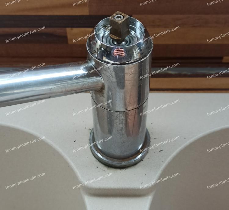 démonter cartouche de mitigeur