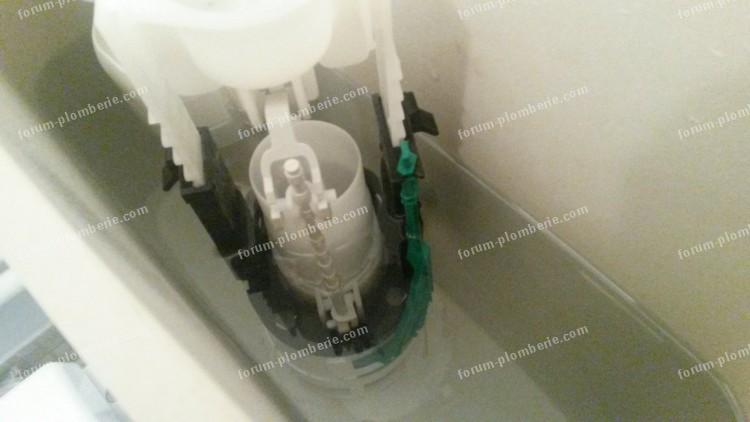 démonter mécanisme de chasse d'eau Allia