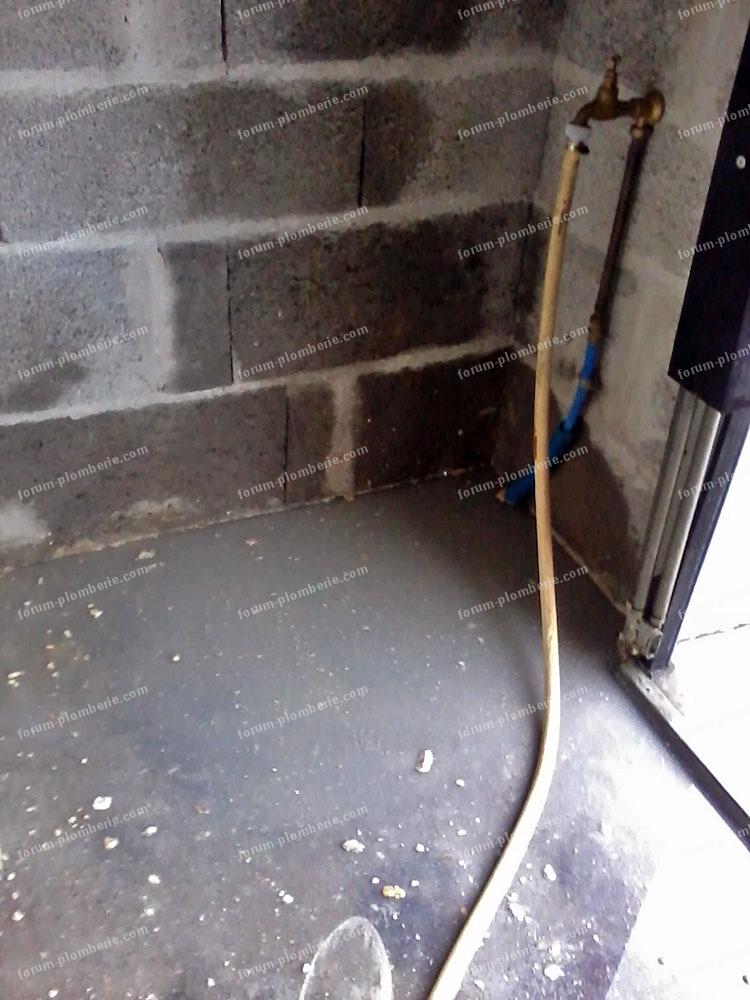 eau lave linge refoule evacuation garage 01