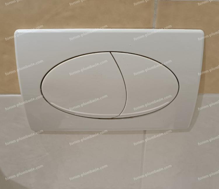 enlever plaque de WC Geberit