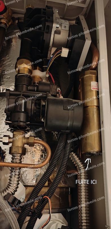 fuite chaudière Frisquet Hydromotrix