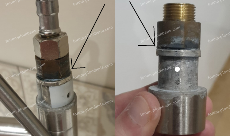 fuite douchette robinet mitigeur