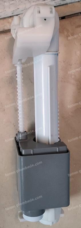 fuite mécanisme toilette suspendu
