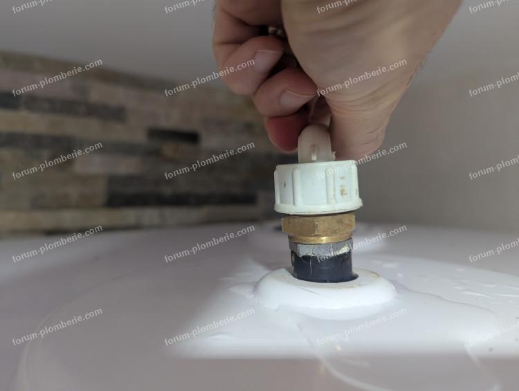 fuite raccord pommeau de douche