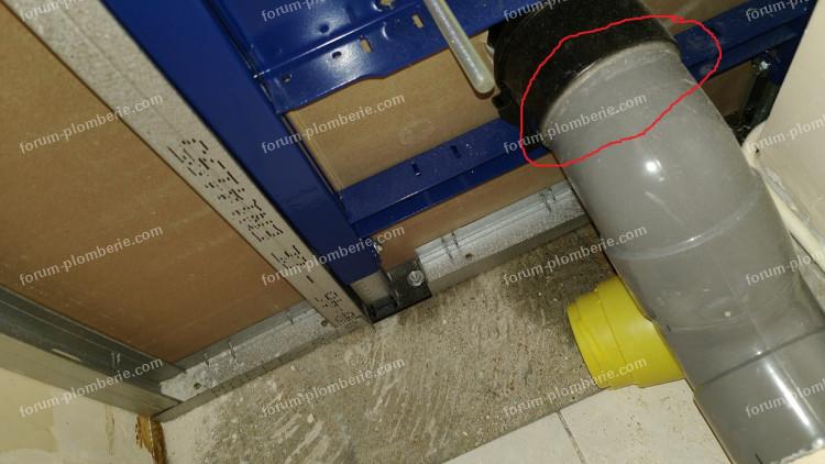 jeu entre 2 tuyaux PVC