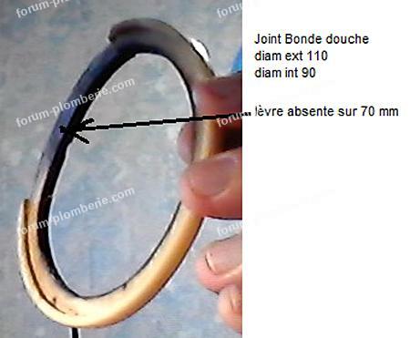 Bricolage Plomberie problème joint de bonde introuvable