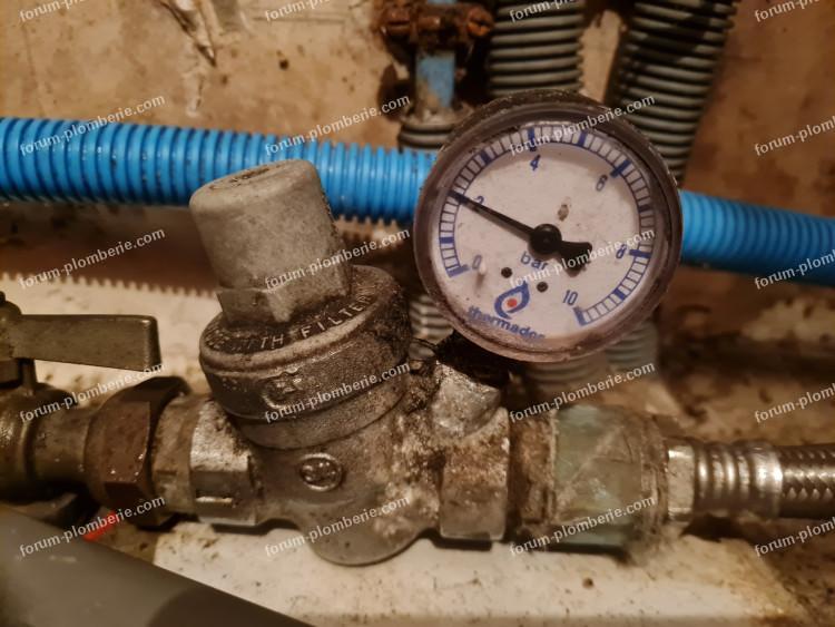 manomètre avec réducteur de pression