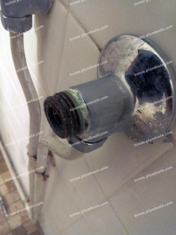 plomberie fuite robinet de douche