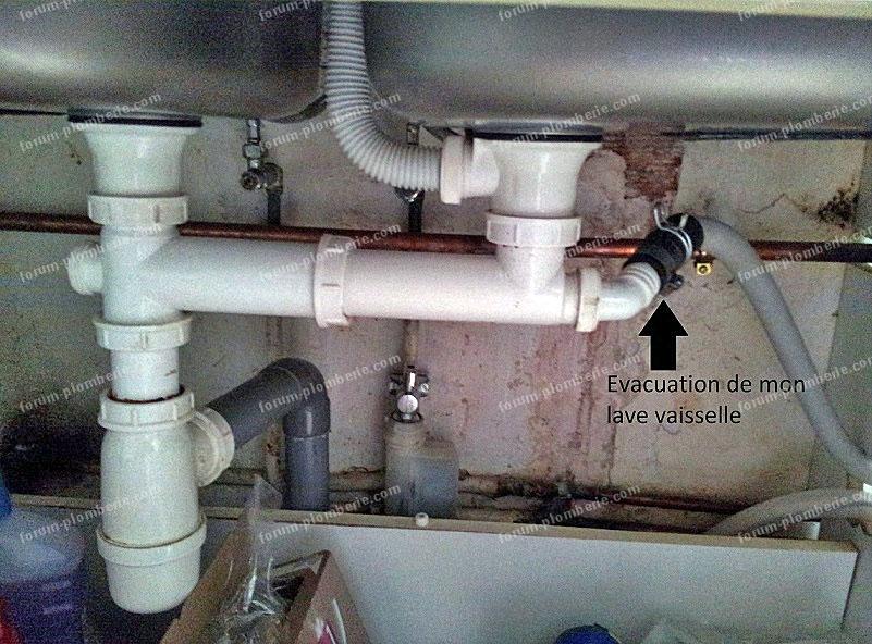 Expert mon lave branchement machine a laver sur siphon evier suffisant  foins à voir