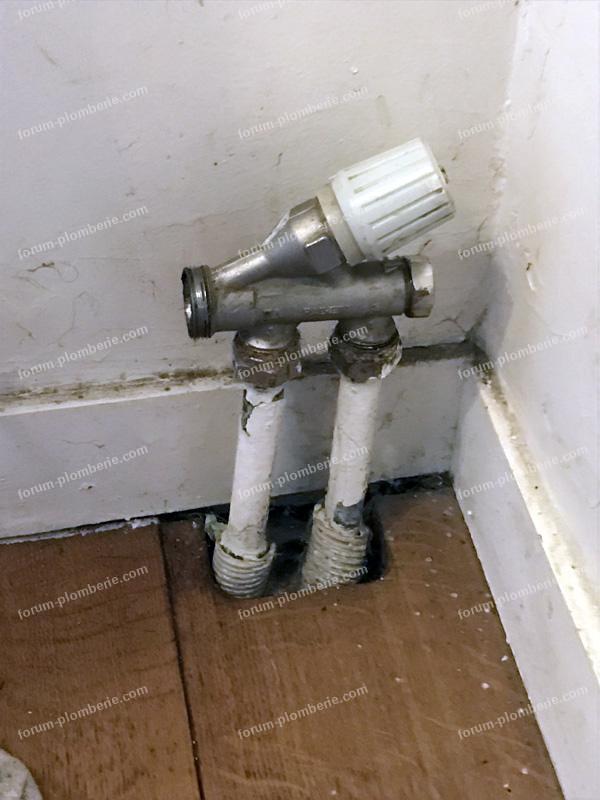 remplacement robinet radiateur