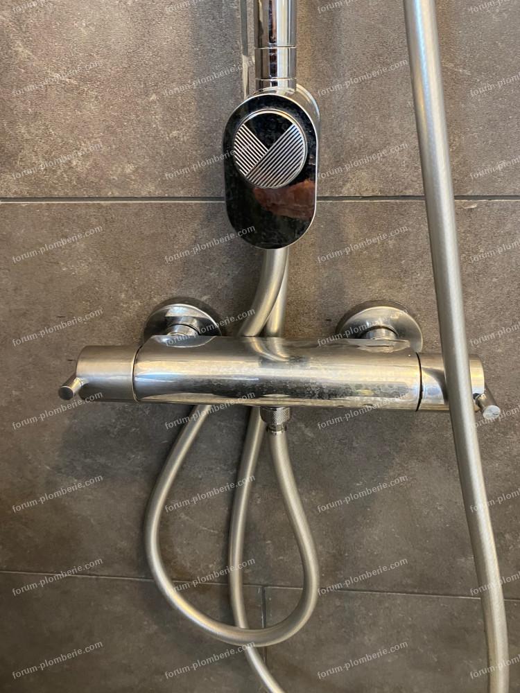 problème sélecteur de colonne de douches
