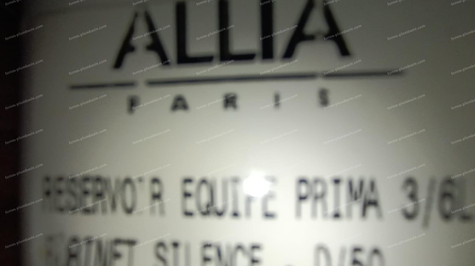 marque WC Allia